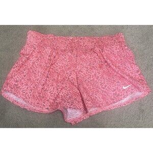 Nike One Dri-FIT Womens Size Small Desert Coral 3" Brief-Lined Training Large